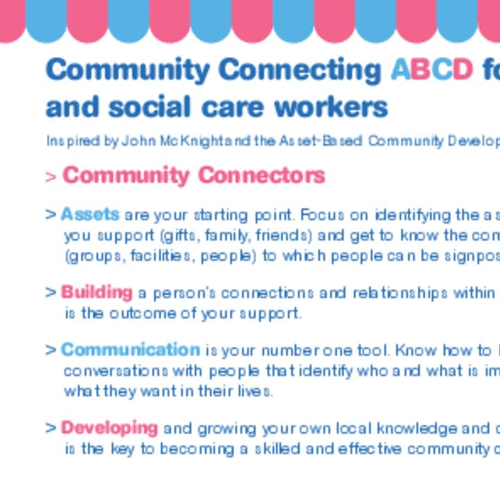 Community connecting ABCD